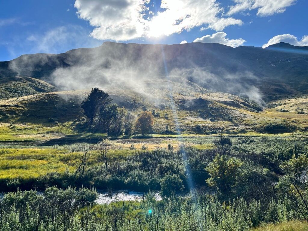 Pitlochrie cottages best drakensberg farmstay river trail